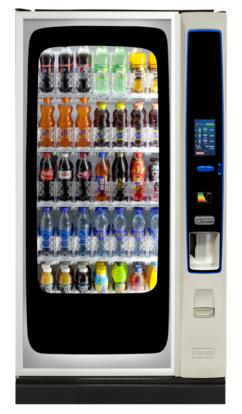 Small cold drink vending machine